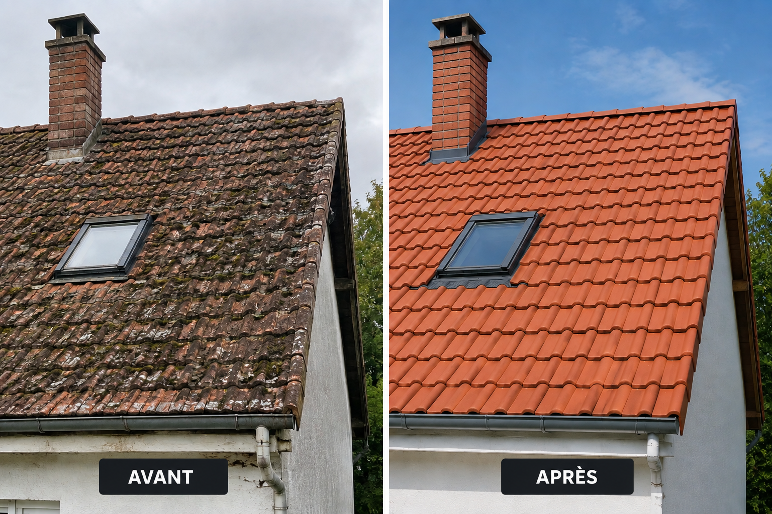 Dépose & remplacement de couverture